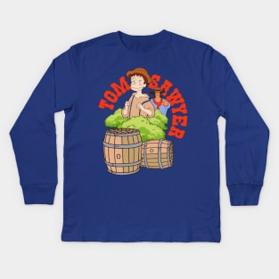 The adventures of Tom Sawyer Kids Long Sleeve T-Shirt